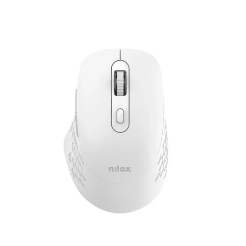 Nilox Ratn Dual Wireless 1600dpi silen. Blanco