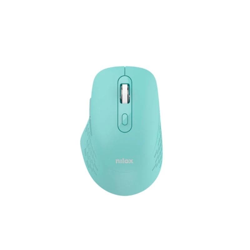 Nilox Ratn Dual Wireless 1600dpi silen. Cyan