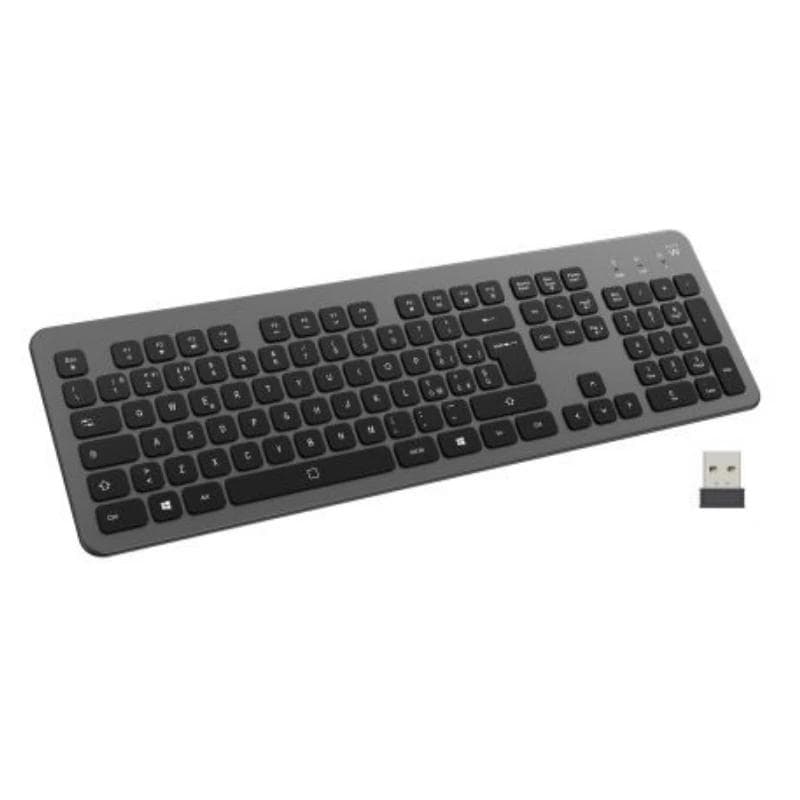 EWENT EW3296 Teclado Slim Inalámbric 2.4 GHz BT 1-2