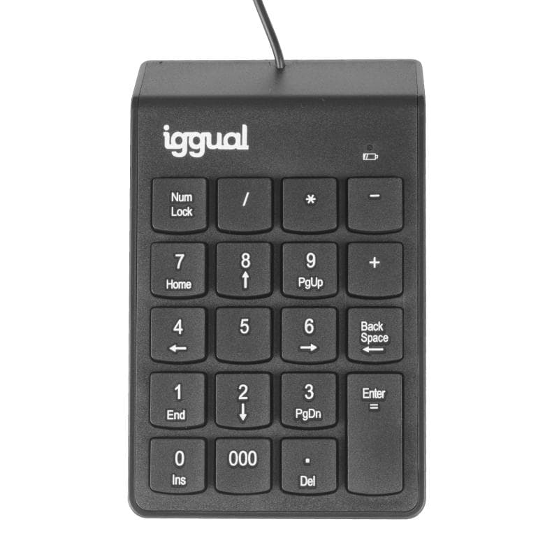 iggual Teclado numrico USB CK-NUM-19T negro