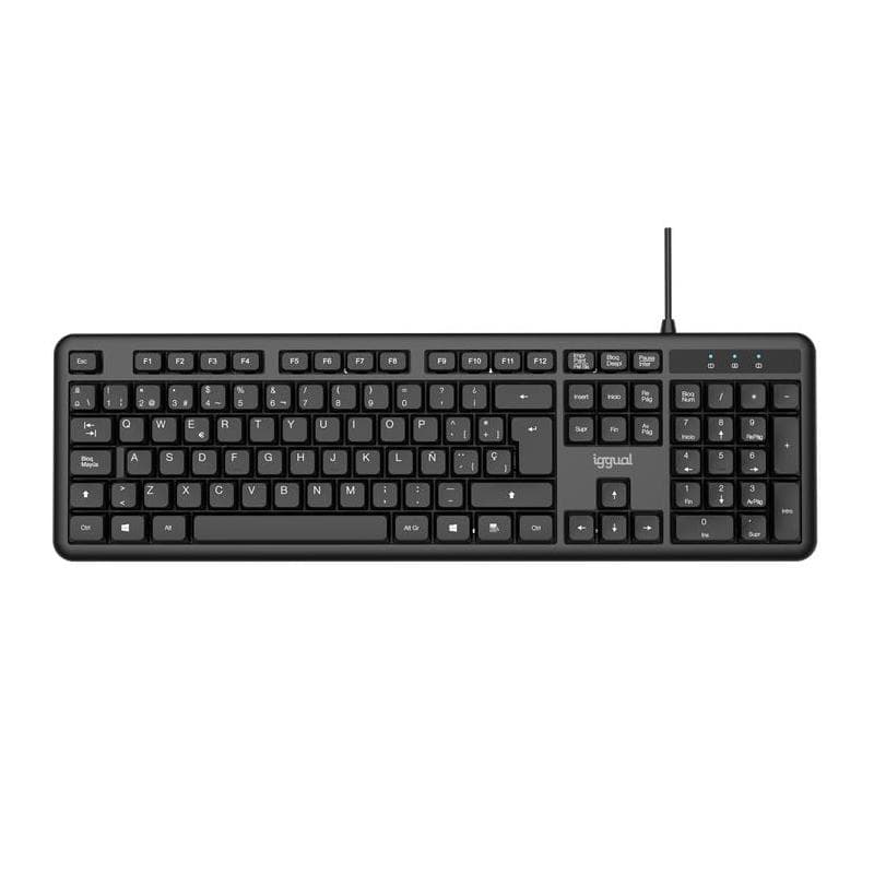 iggual Teclado USB estndar CK-OFFICE-105T negro