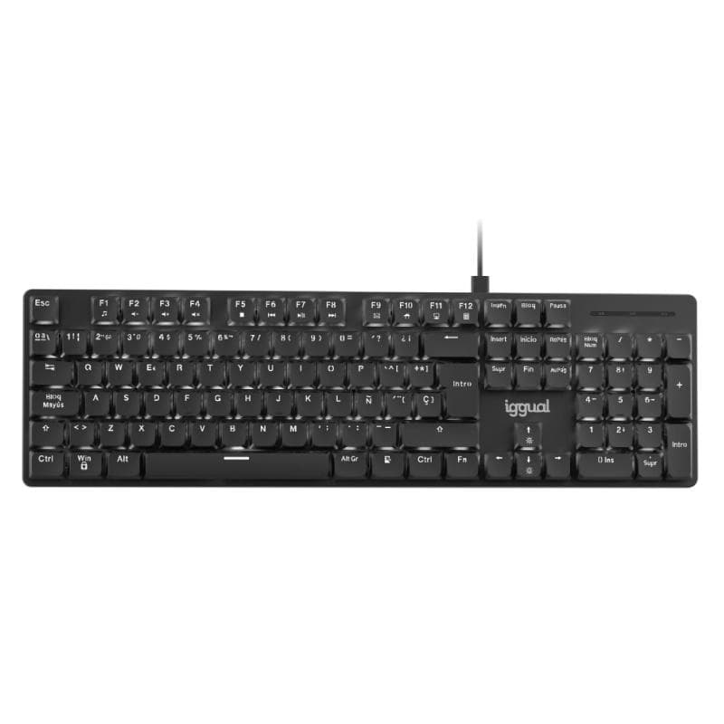 iggual Teclado USB mecnico CK-MECHA-105T negro
