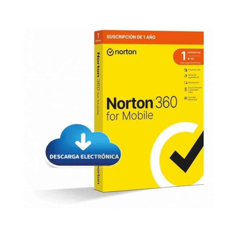 NORTON 360 MOBILE ES 1L / 1A ESD