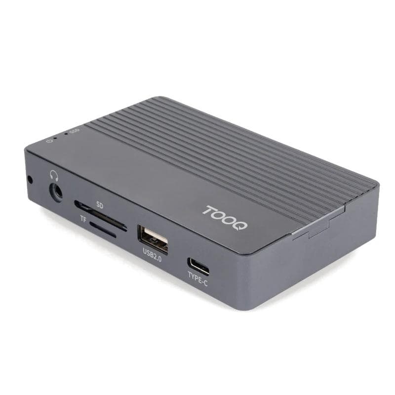 Tooq Caja Externa+HUB M.2 NGFF / NVMe USB3.2 Gen3