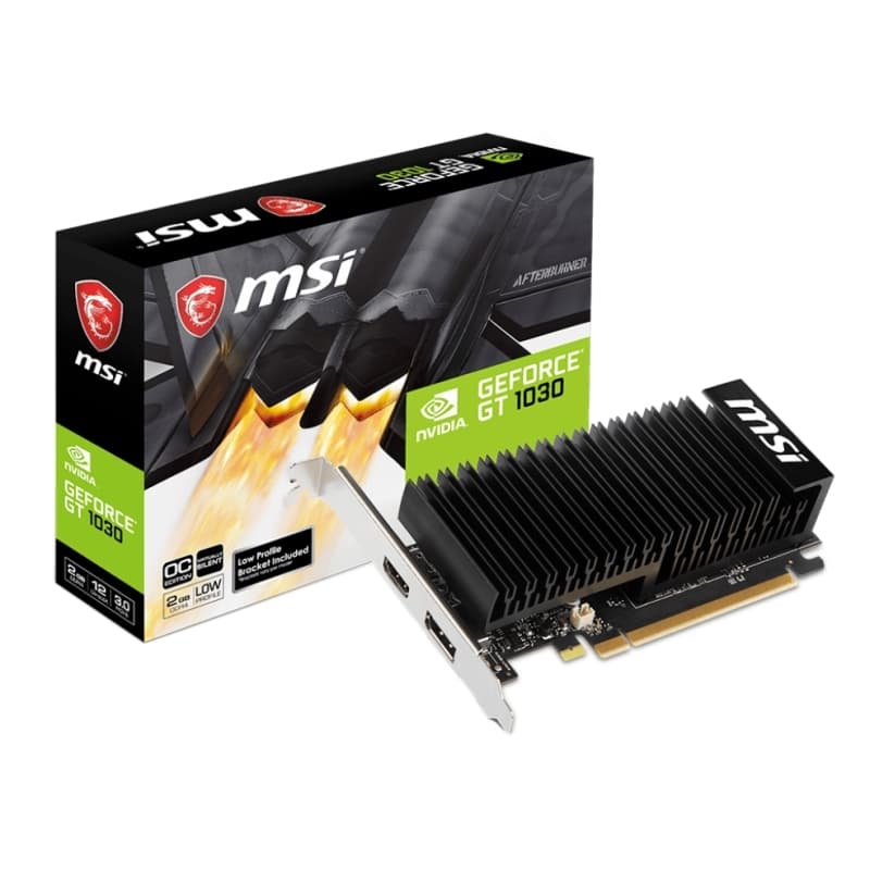 MSI VGA NVIDIA GT 1030 2GHD4 LP OC 2 GB DDR4