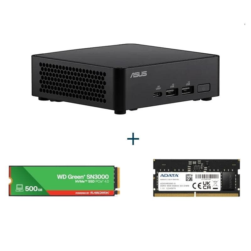 Asus NUC 14 Pro RNUC14RVKI300002I Core3+8 GB+500 GB
